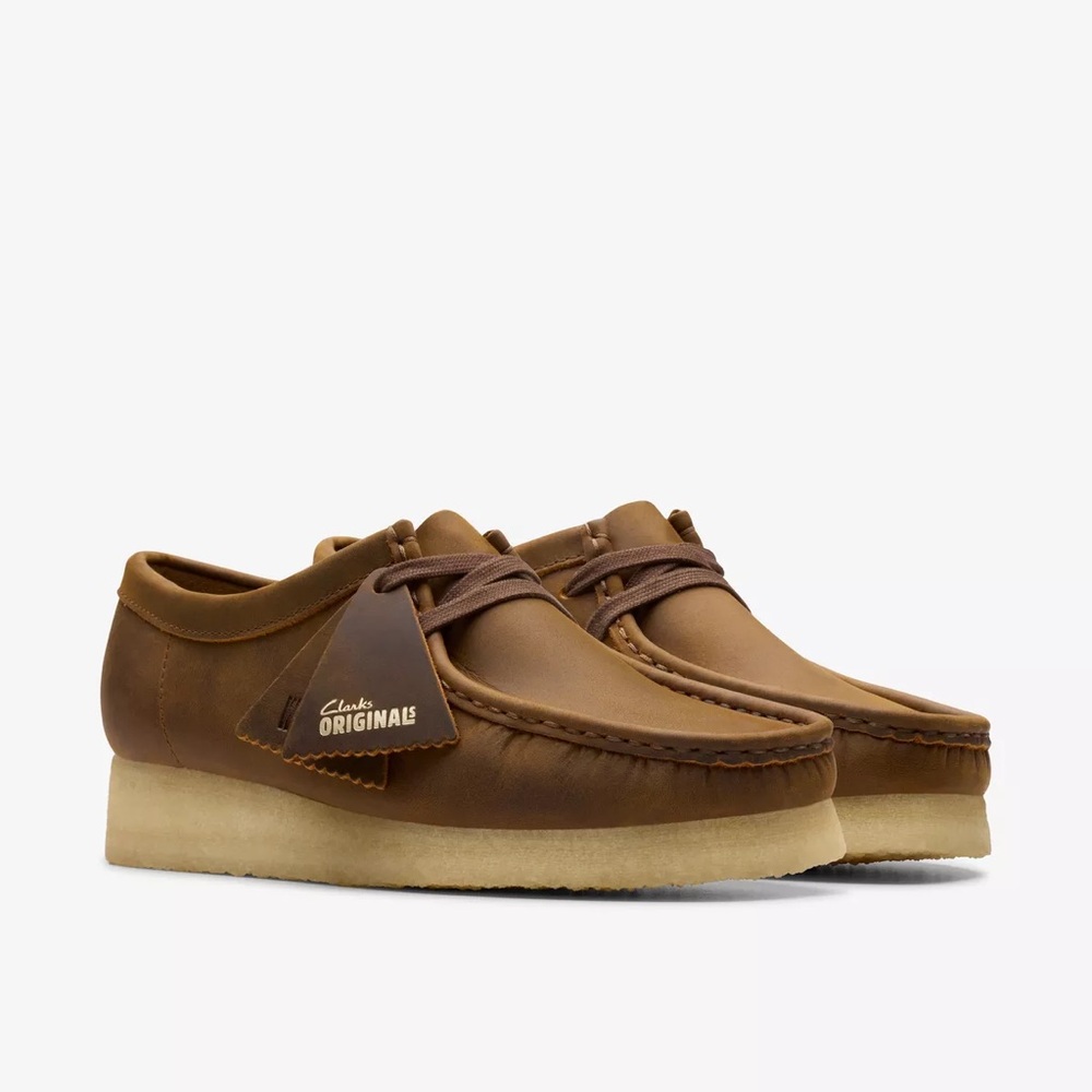 Excellent Condition Clark’s Wallabees in Beeswax, size Women’s 5.5